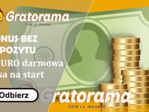 Bonus bez depozytu Gratorama – 7 EUR darmowych pieniędzy!
